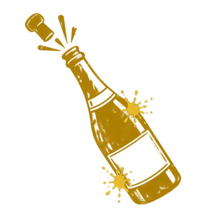 Champagne bottle