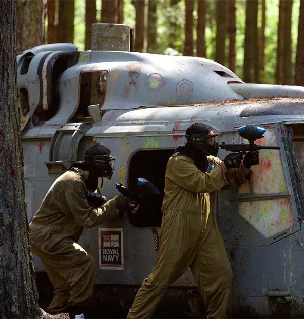 Wessex helicopter set at the heart of the Black Hawk Down battlefield
