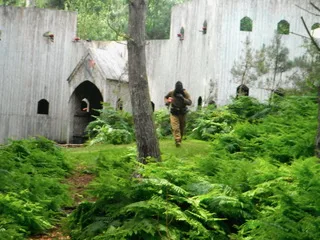 Fortified structure on the Blackout Compound battlefield