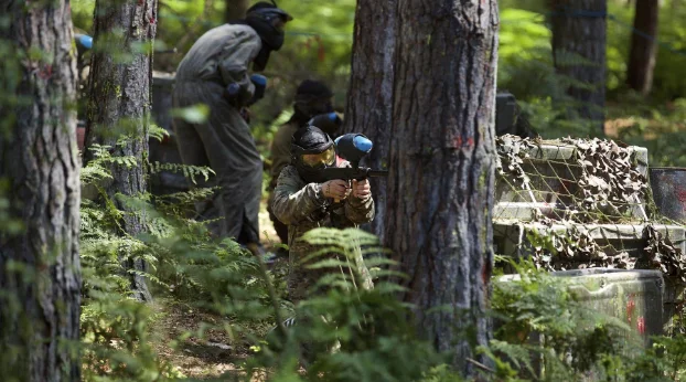 Woodland escort route on the Downed Pilot battlefield