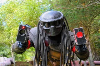 The Predator stalking the Last Stand battlefield